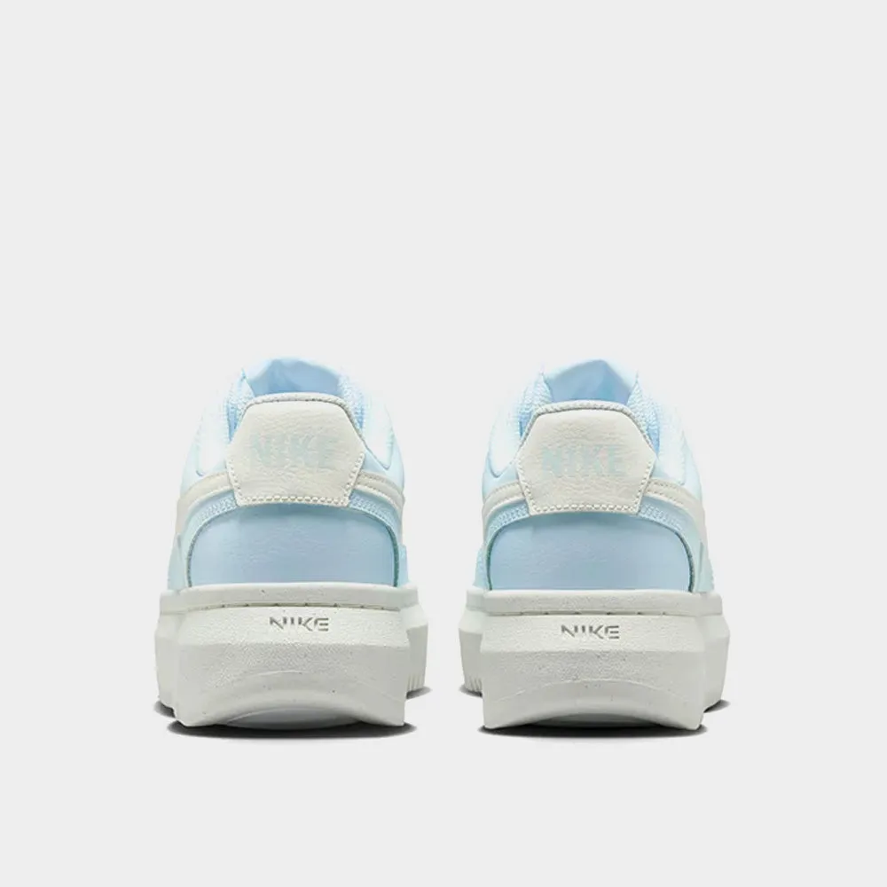 Nike Womens Court Vision Alta Sneaker Blue/white _ 183090 _ Blue