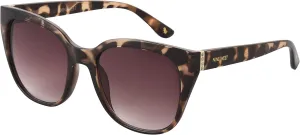 Nine West Women's Shayna Sunglasses Cat Eye, Brown Tortoise, 52mm