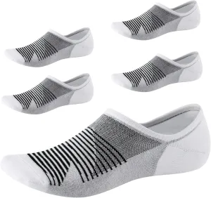 No Show Socks for Men&Women-Low Cut with Non Slip Grip-Invisible Socks for Oxfords Sneakers Size7-12 5 Pairs