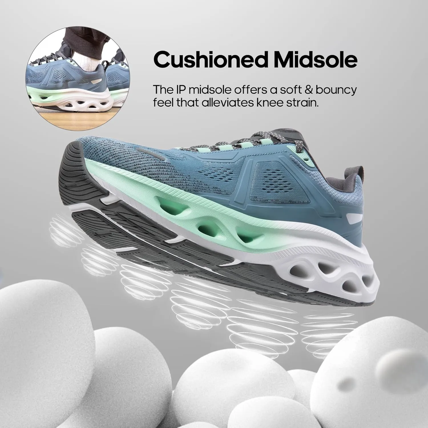 NORTIV 8 Men's Comfortable Walking Running Tennis Shoes MovePropel Athletic Gym Workout Jogging Cross Training Fashion Sneakers