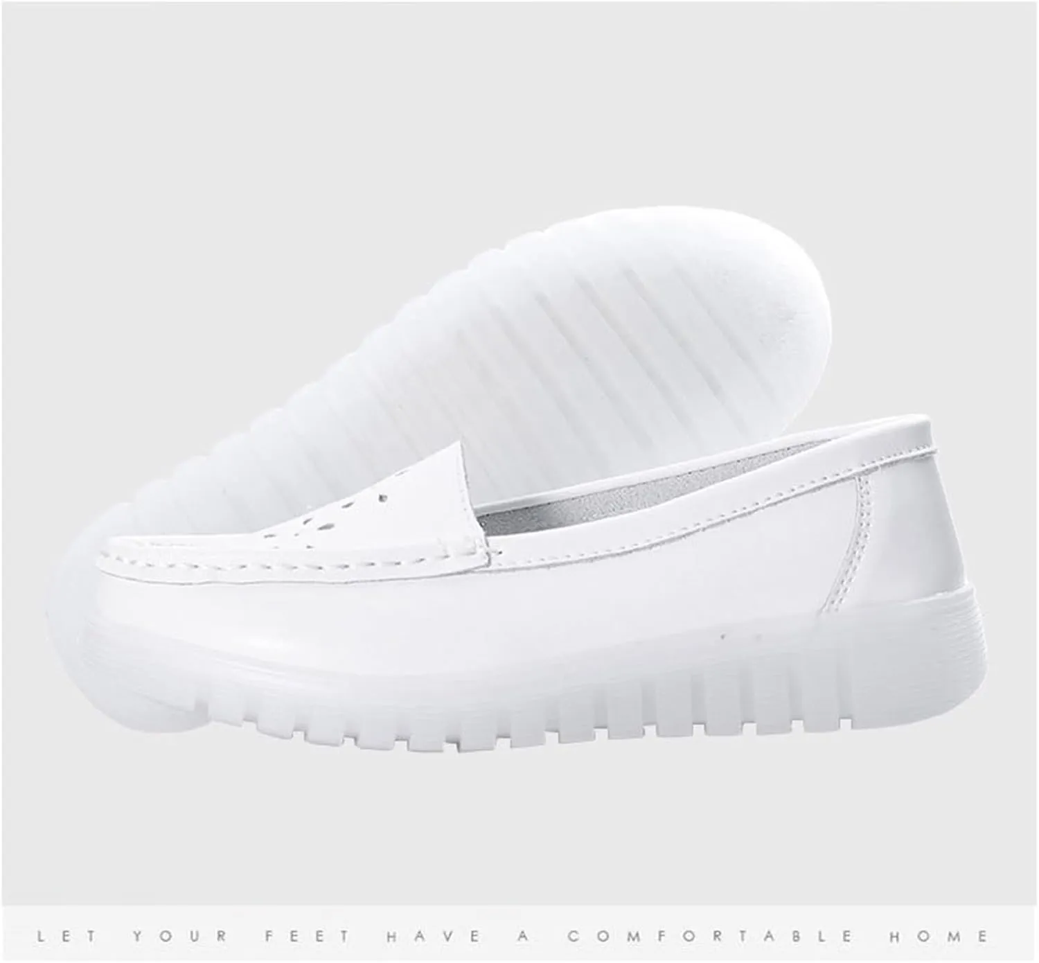 Nurse Shoes Women Slip On Lightweight White Resistant for Work Arch Support Healthcare Comfortable Shoes
