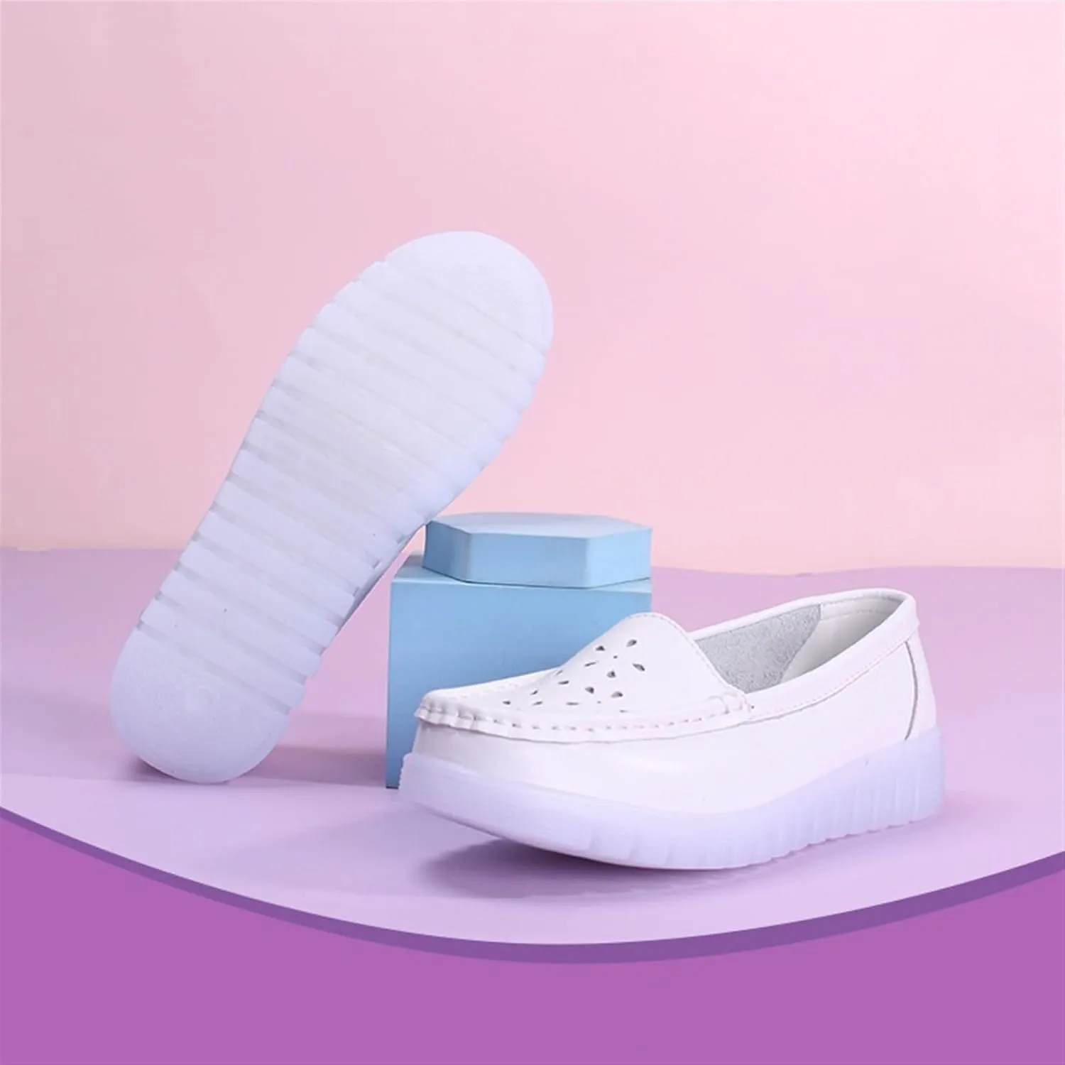 Nurse Shoes Women Slip On Lightweight White Resistant for Work Arch Support Healthcare Comfortable Shoes