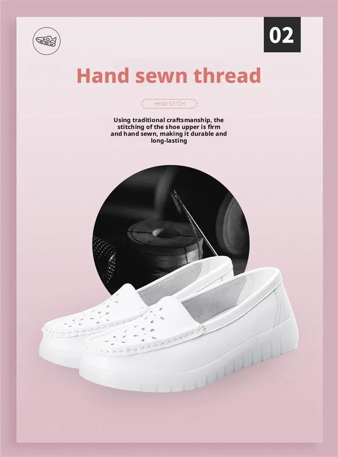 Nurse Shoes Women Slip On Lightweight White Resistant for Work Arch Support Healthcare Comfortable Shoes