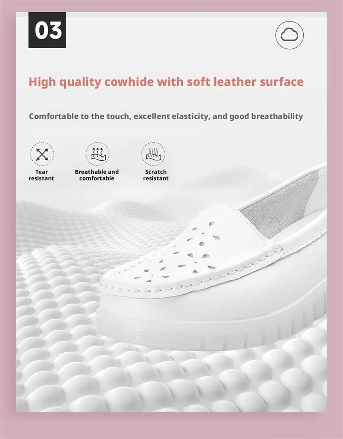 Nurse Shoes Women Slip On Lightweight White Resistant for Work Arch Support Healthcare Comfortable Shoes