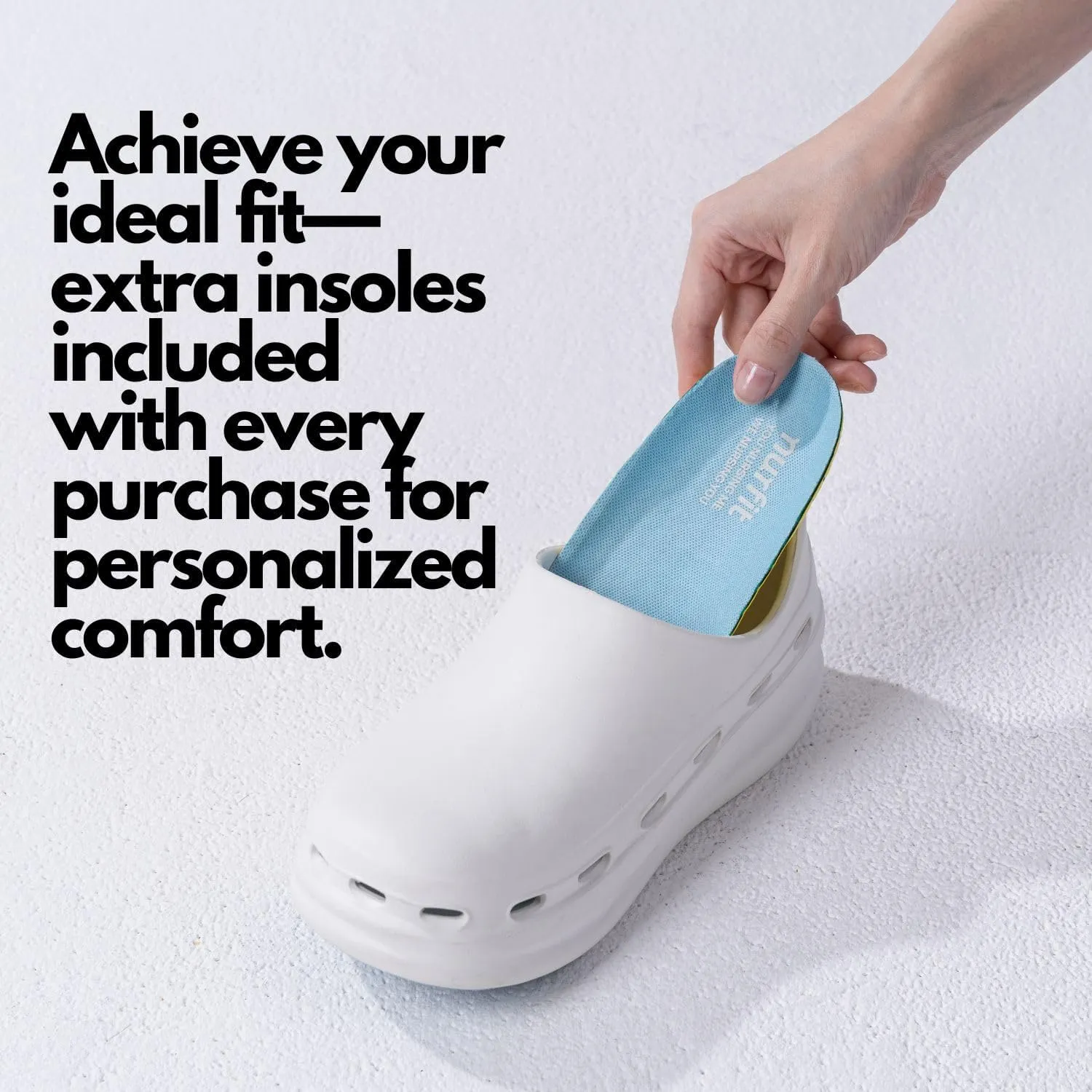 NURSTEP Unisex Lightweight Slip On Comfortable Slip Resistant Medical Nursing Clog Scrub Recovery Slides with Arch Support Insoles for Healthcare Hospital Work Operating Room