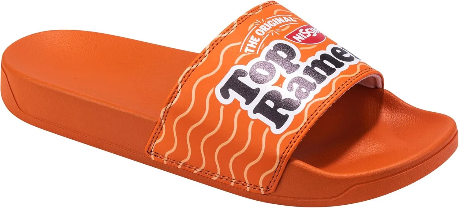 Odd Sox, Slide, Slip On Sandal, Top Ramen, Soft, Comfortable, Unisex