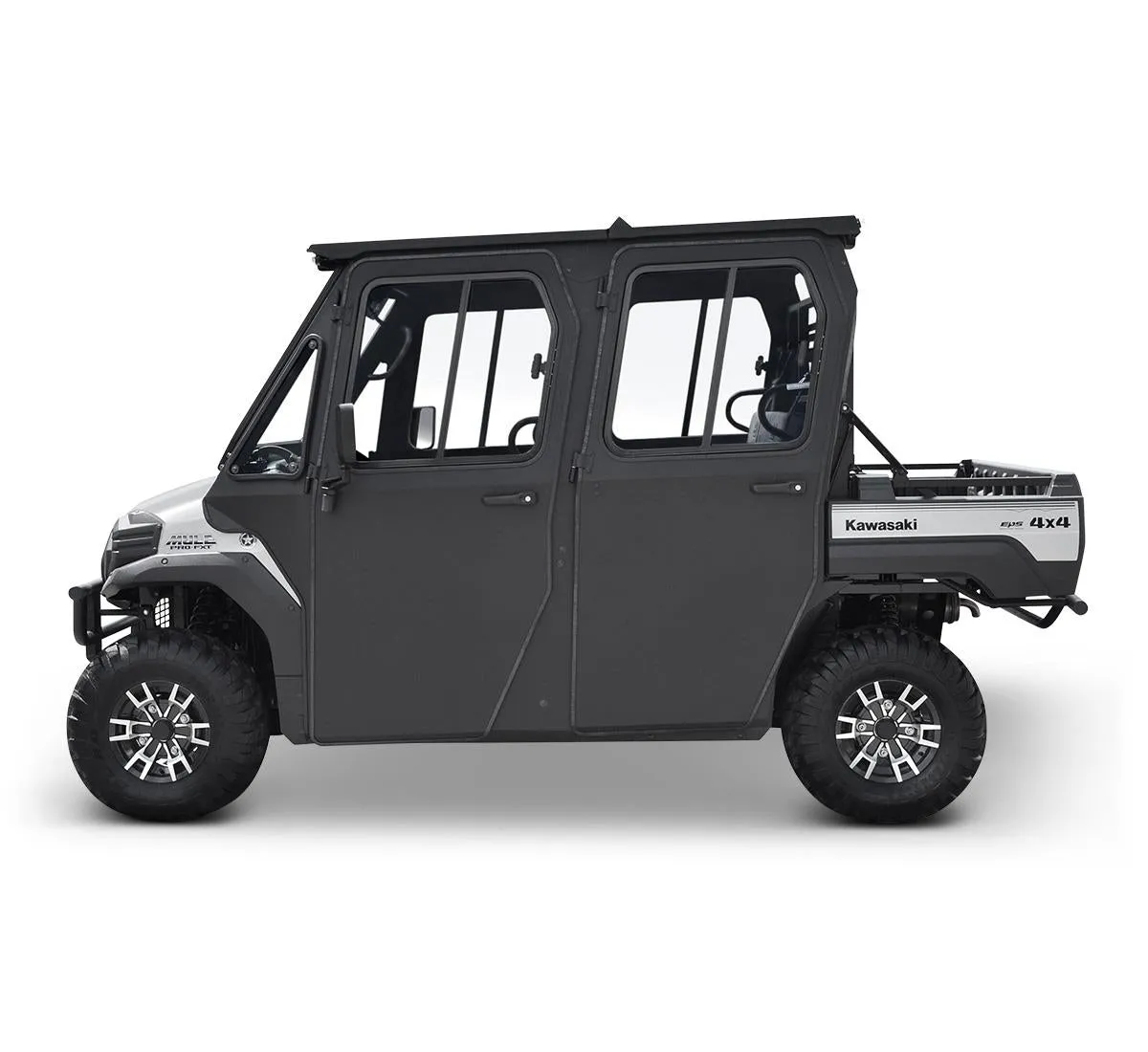 OEM Kawasaki Hard Cab Enclosure with AS1 Glass Windshield 1KAPFXTCAS1B