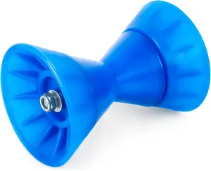 ORLANG 3 Inch/4 Inch Heavy Duty Boat Trailer Roller, Bow Roller with End Bells and 1/2 in Shaft,Boat Rollers for Trailer, Boat Trailer Bow Stop - Blue/Yellow/Black