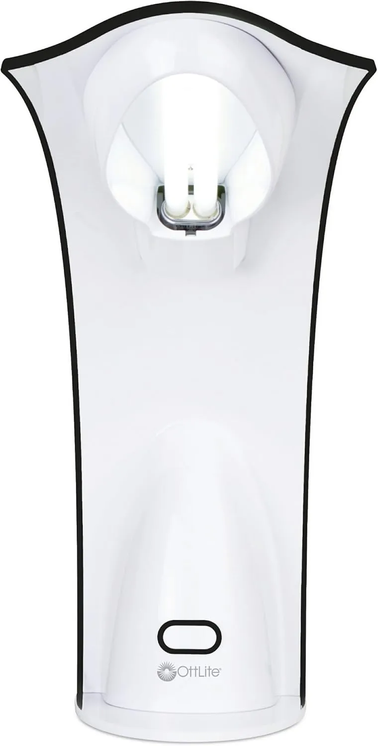OttLite F48K28 Natural Daylight Desk Lamp, Black