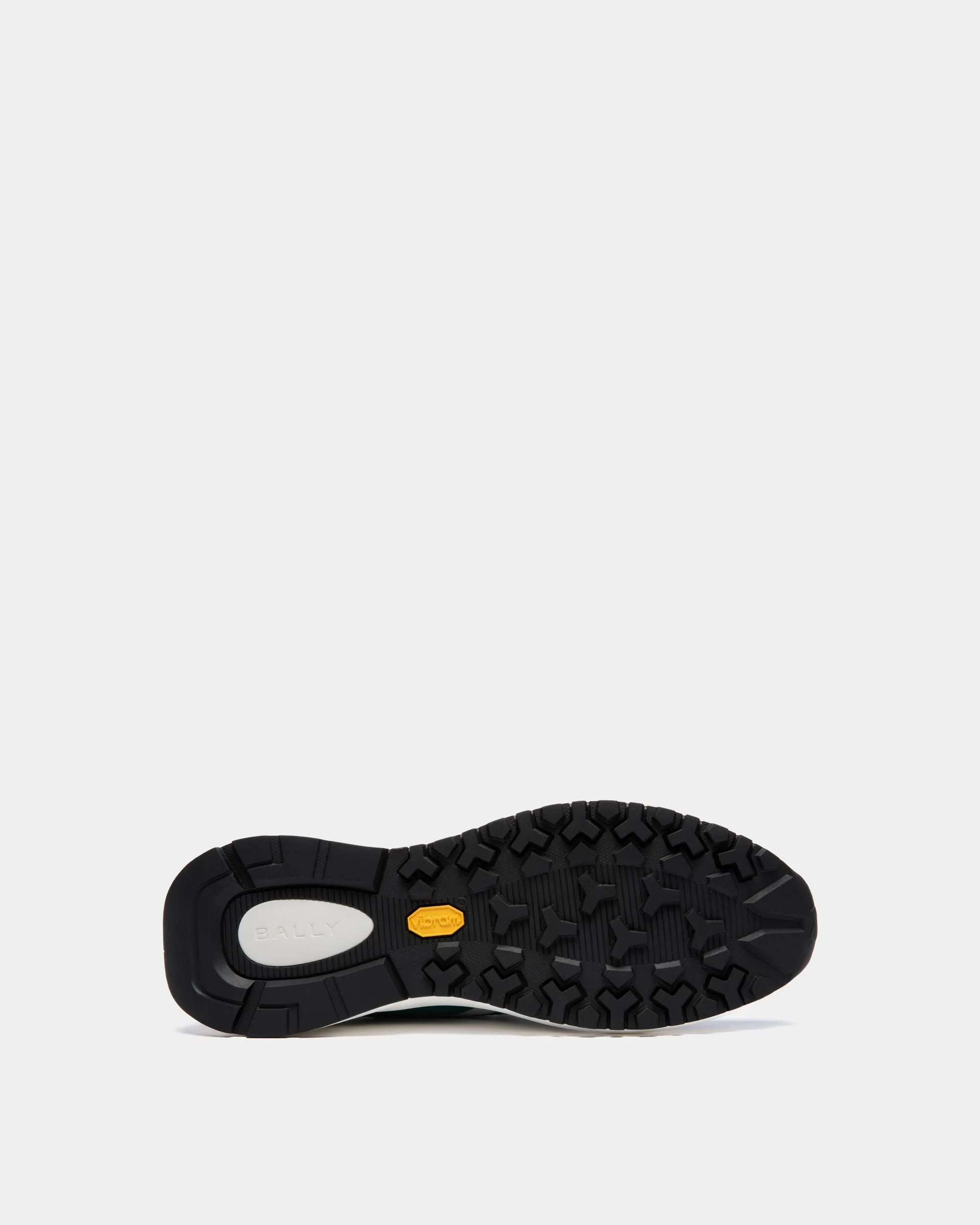 Outline Sneaker in Black Nylon