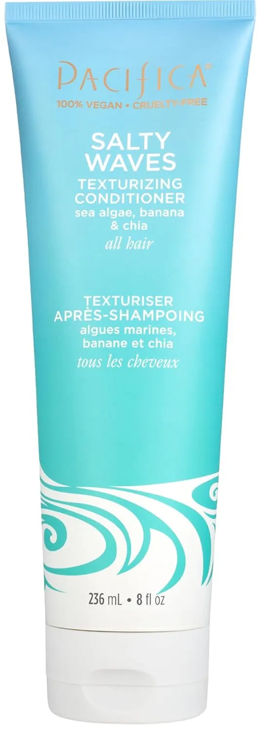 Pacifica Beauty Salty Waves Texturizing Shampoo   Texturizing Conditioner | For All Hair Types | Perfect and Effortless Beach Hair | 100% Vegan & Cruelty Free | Sulfate   Paraben Free