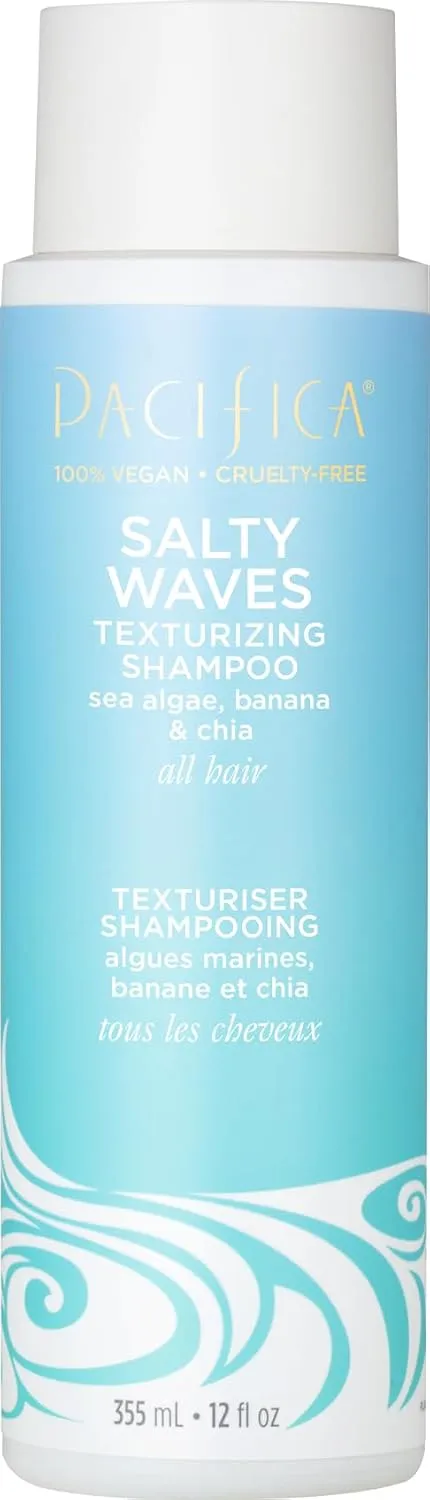 Pacifica Beauty Salty Waves Texturizing Shampoo   Texturizing Conditioner | For All Hair Types | Perfect and Effortless Beach Hair | 100% Vegan & Cruelty Free | Sulfate   Paraben Free