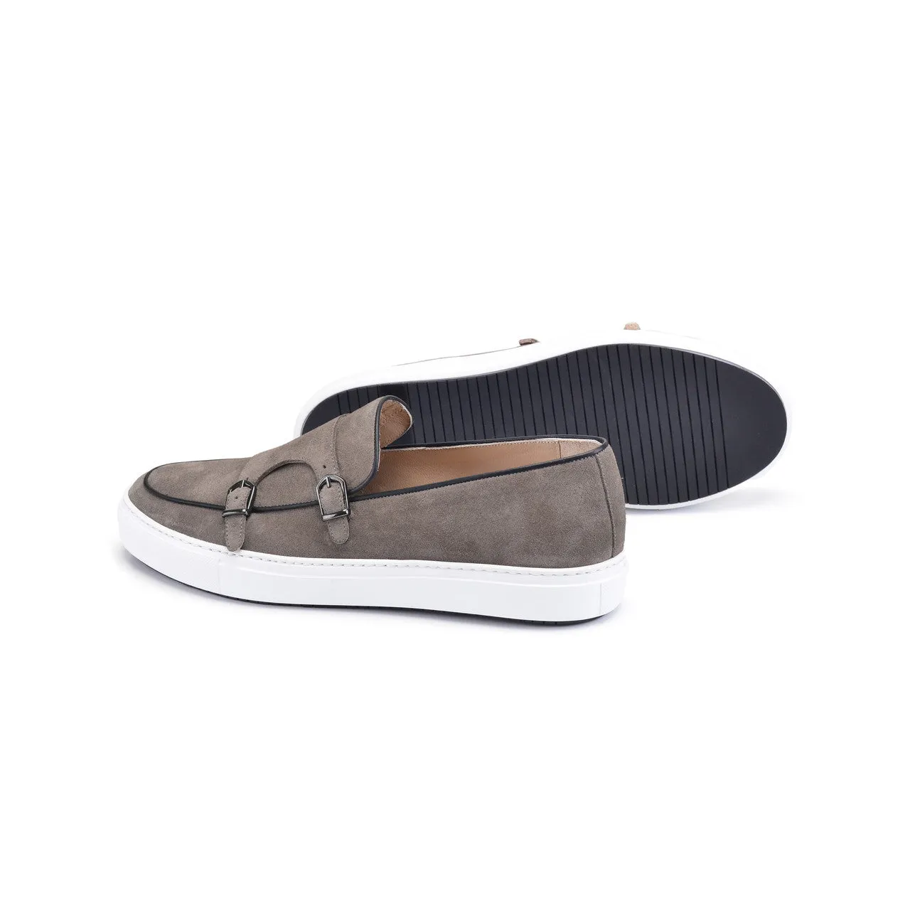 Pelle Line-  Elliot Casual Nunbak loafer- Taupe