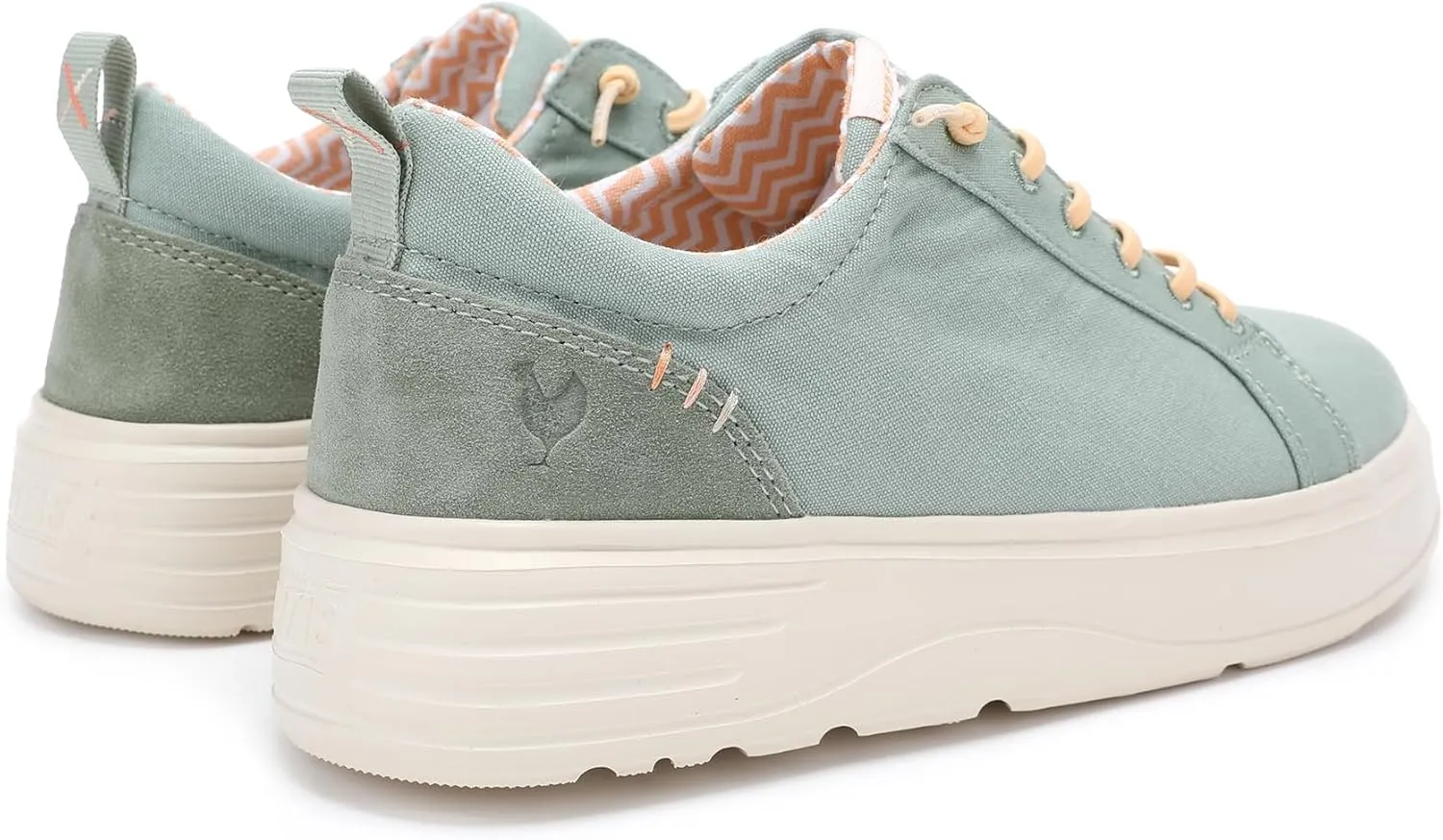 PITAS Sitges Loafers for Women | Shoes for Women | Comfortable & Ultra Light Casual Slip-On Shoes for Women | Green