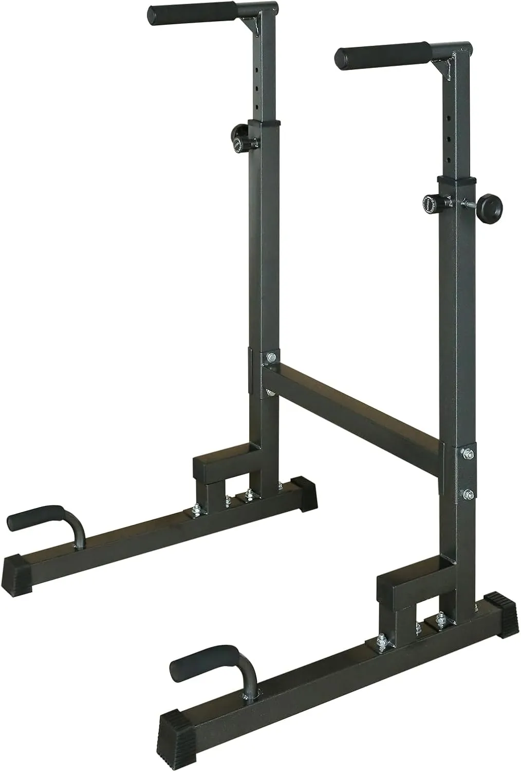 Power Tower Dip Station, Pull Up Bar Stand Adjustable Height Heavy Duty Multi-Function Fitness Training Equipment