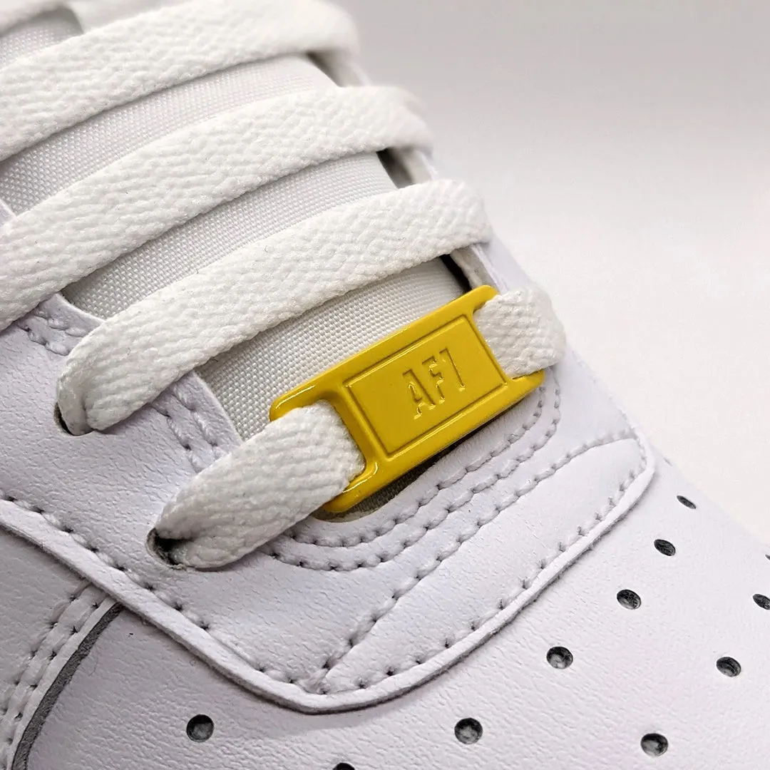Premium Yellow Air Force 1 Dubrae Replacement ( Lace Tag)