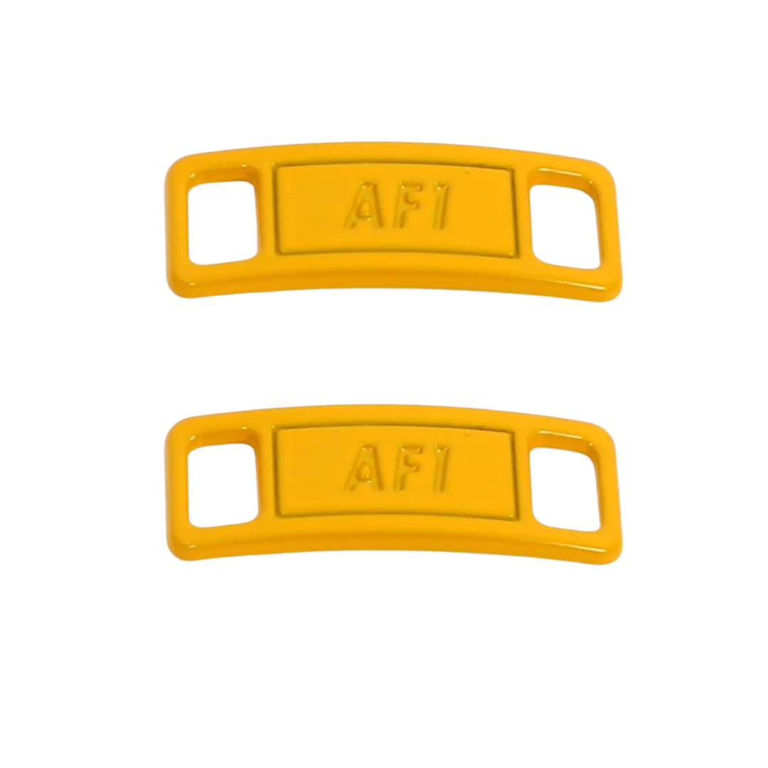 Premium Yellow Air Force 1 Dubrae Replacement ( Lace Tag)