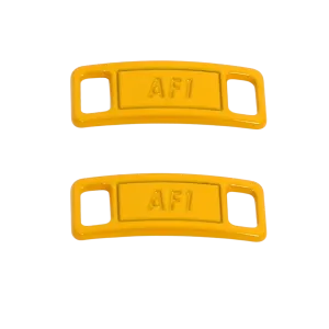 Premium Yellow Air Force 1 Dubrae Replacement ( Lace Tag)