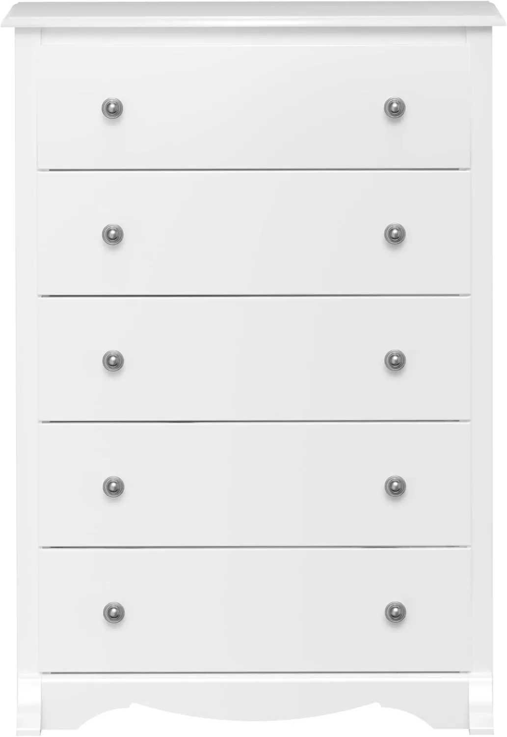 Prepac Sonoma Superior 5-Drawer Chest for Bedroom - Spacious and Stylish Chest of Drawers, Measuring 17.75"D x 31.5"W x 44.75"H, In White Finish