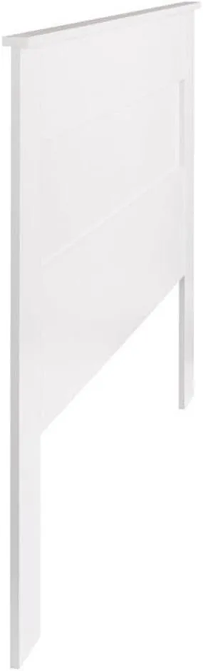 Prepac Stylish Flat Wood Panel Headboard for King Size Beds, Simplistic Wooden King Headboard 2.25" D x 81" W x 48" H, White, WHFK-1301-1