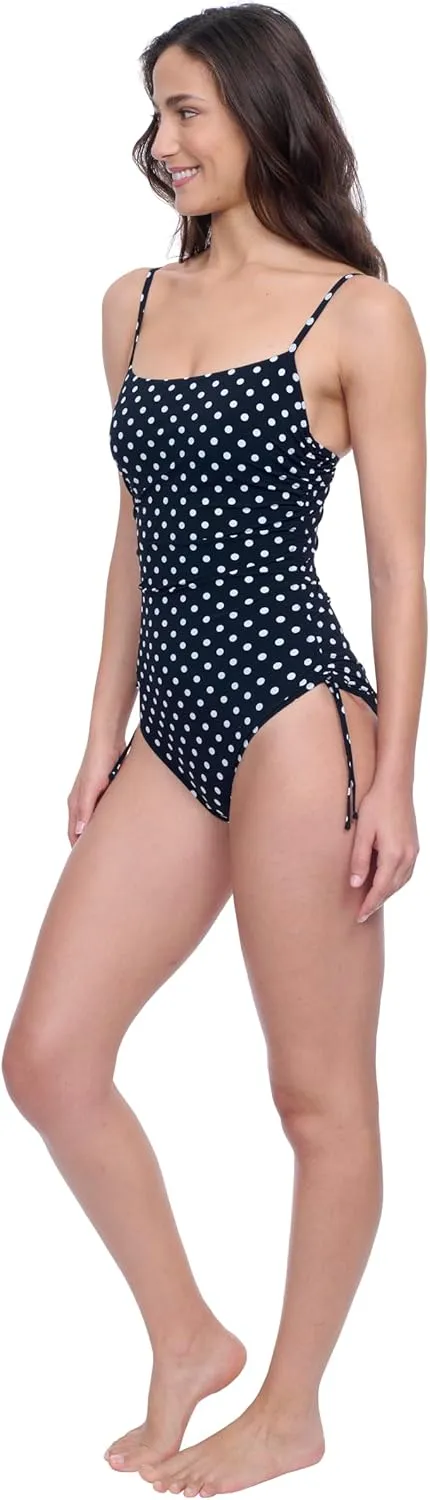 Profile by Gottex Natural Essence Women’s Square Neck Tank Underwire Stylish Elegant One Piece Bathing Suit Swim Essential