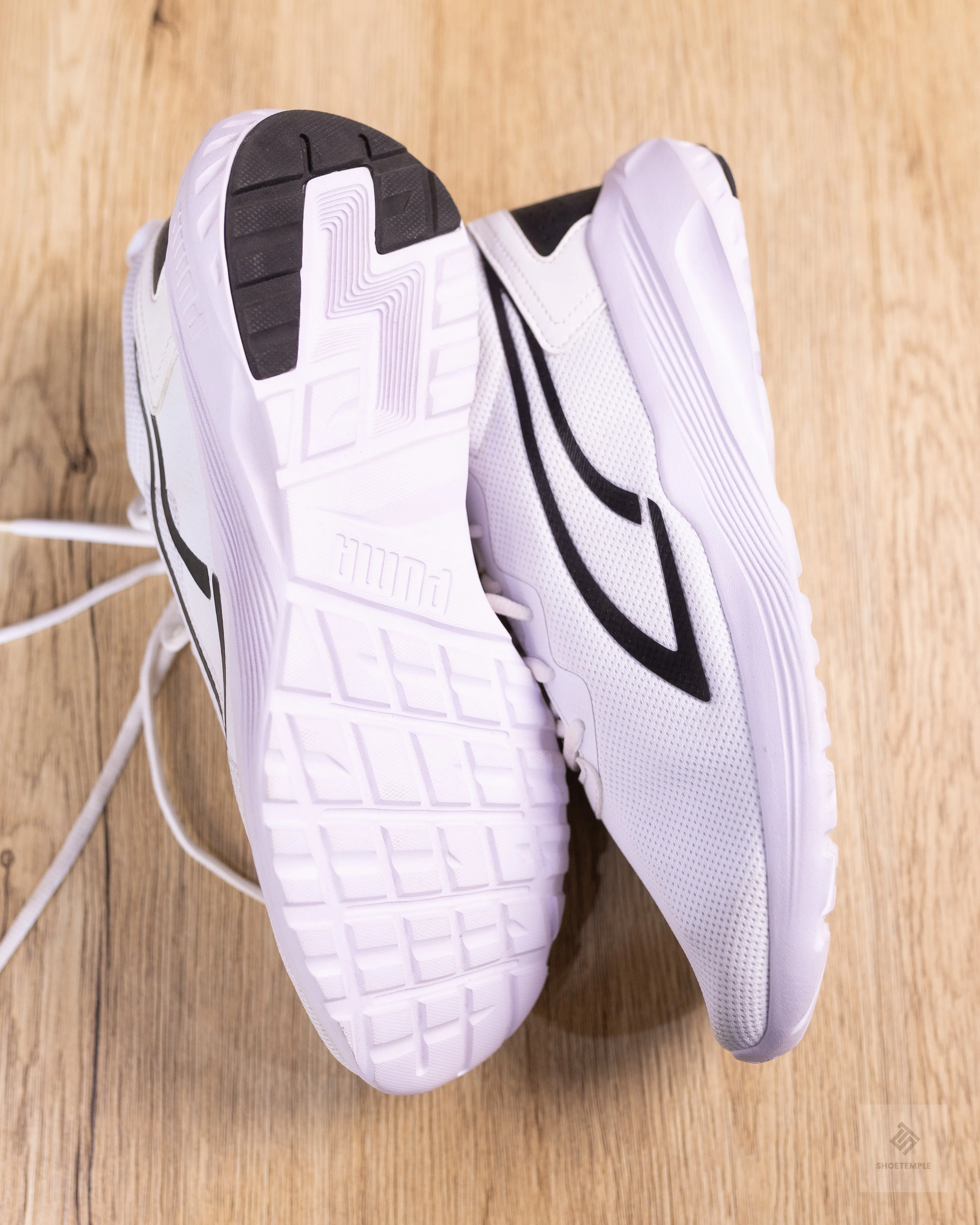 Puma all-day active white black men unisex running sports shoes