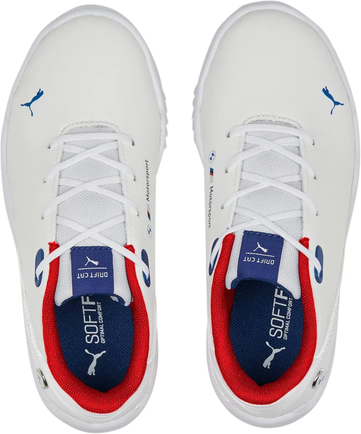 PUMA Unisex-Child Alternative Closure Shoes BMW M Motorsport Drift Cat Decima Hook and Loop Sneaker, Black/Pop Red White, 11.5 US Little Kid