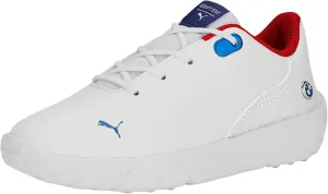 PUMA Unisex-Child Alternative Closure Shoes BMW M Motorsport Drift Cat Decima Hook and Loop Sneaker, Black/Pop Red White, 11.5 US Little Kid