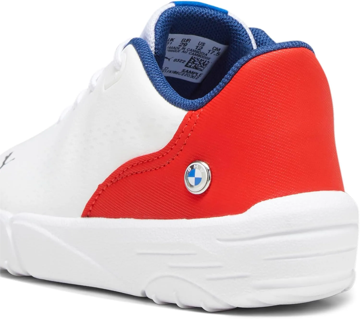 PUMA Unisex-Child BMW M Motorsport Drift Cat Decima Hook and Loop Sneaker