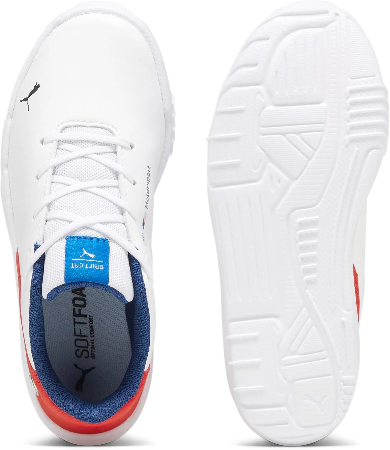 PUMA Unisex-Child BMW M Motorsport Drift Cat Decima Hook and Loop Sneaker