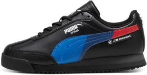 PUMA Unisex-Child M Shoes BMW Motorsport Roma Sneaker, Black-Shadow Gray, 5 US Big Kid