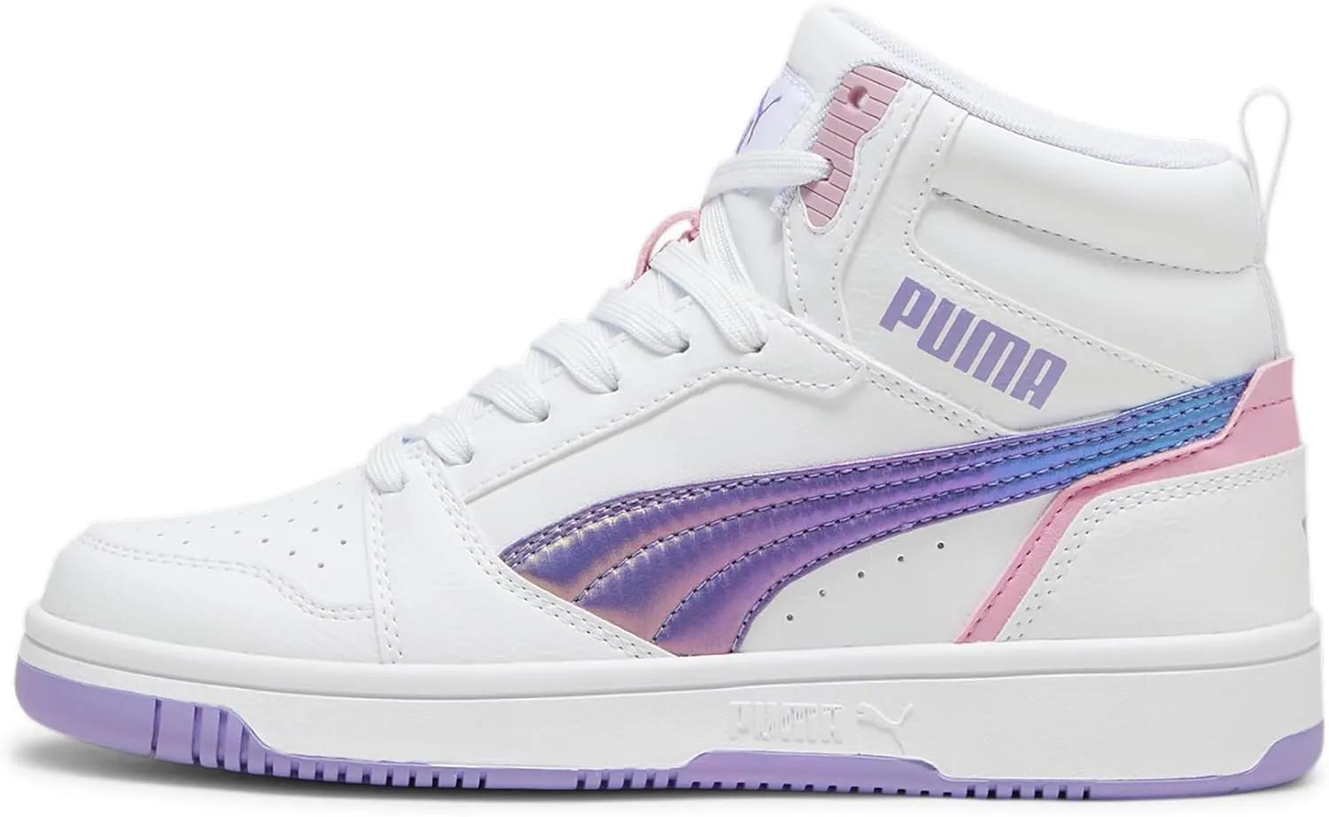 PUMA Unisex-Child Rebound Layup Mid Sneaker