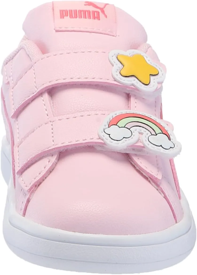 PUMA Unisex-Child Smash Hook and Loop Sneaker