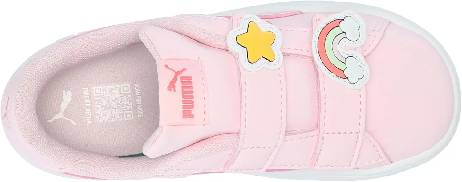 PUMA Unisex-Child Smash Hook and Loop Sneaker