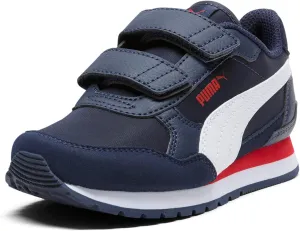 PUMA Unisex-Child St Runner Hook and Loop Sneaker