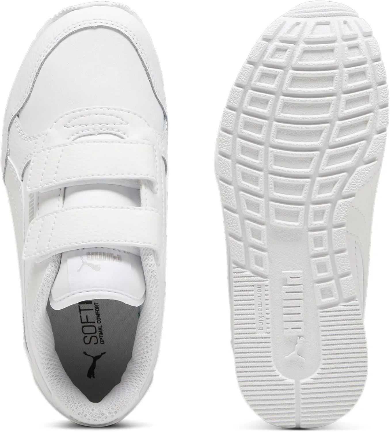 PUMA Unisex-Child St Runner Hook and Loop Sneaker