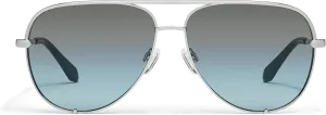 Quay Polarized Aviator Lenses with UV Protection, Oversized Sunglasses