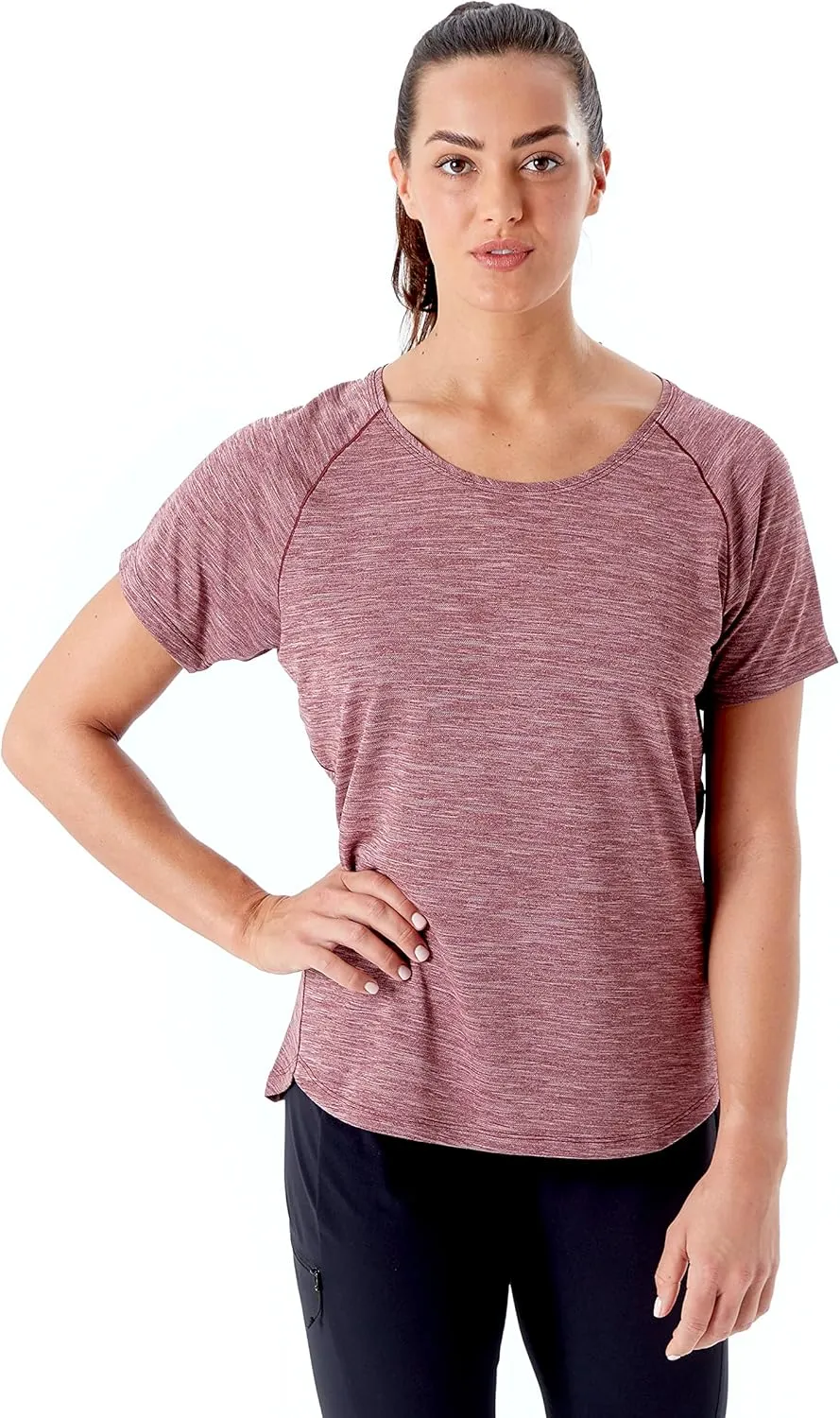 Rab Women's Wisp Tee Breathable Short-Sleeve T-Shirt for Hiking, Climbing, & Casual