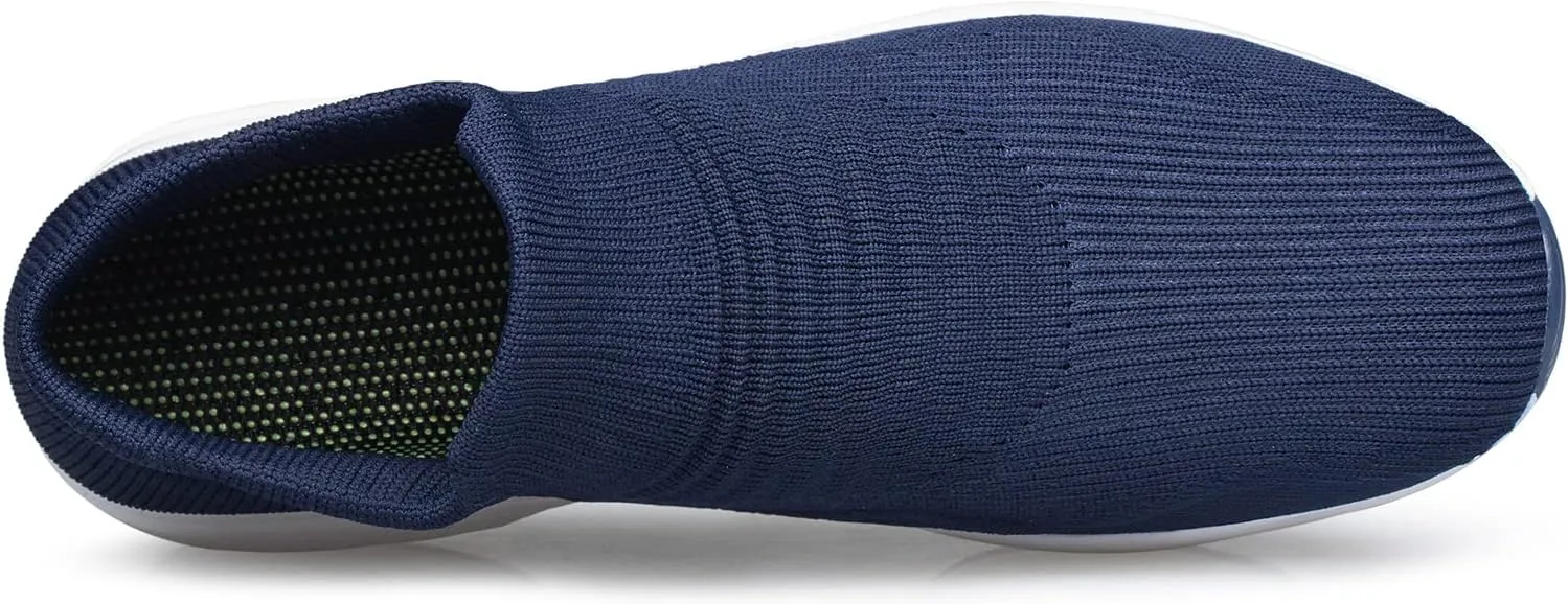Raoendis Womens Walking Shoes - Sock Sneakers Daily Casual Shoes Slip on Comfortable Nursing Work Shoes