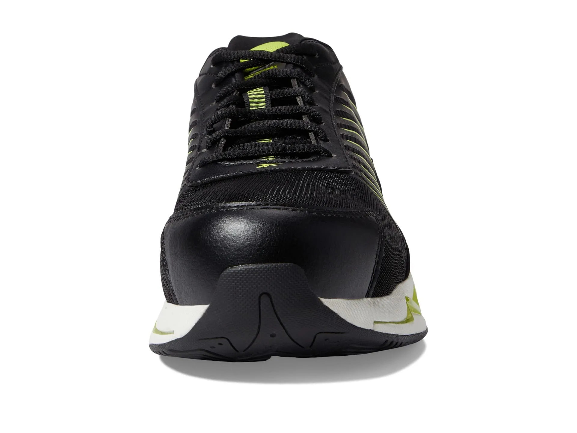 Reebok Men's Zig Elusion Heritage Work Construction Shoe 9.5 Wide Black/Lime Green