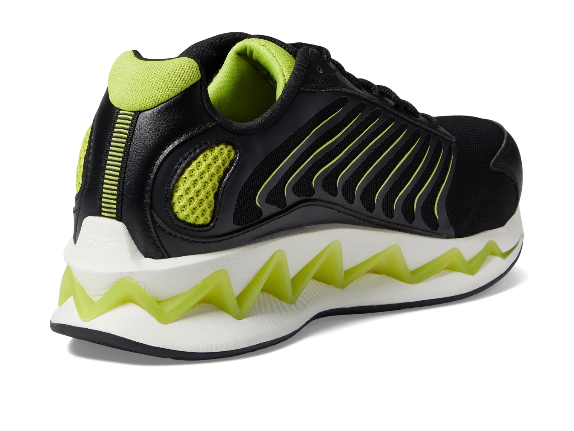Reebok Men's Zig Elusion Heritage Work Construction Shoe 9.5 Wide Black/Lime Green