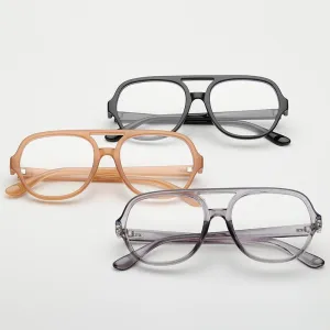 Retro Oversize Square Glasses Frame Classic Flat Light For Men And Women -Unique and Classy