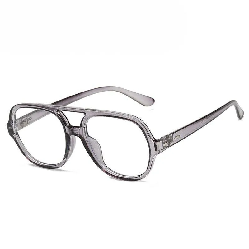Retro Oversize Square Glasses Frame Classic Flat Light For Men And Women -Unique and Classy