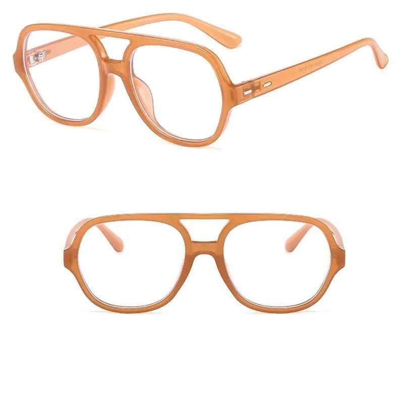Retro Oversize Square Glasses Frame Classic Flat Light For Men And Women -Unique and Classy