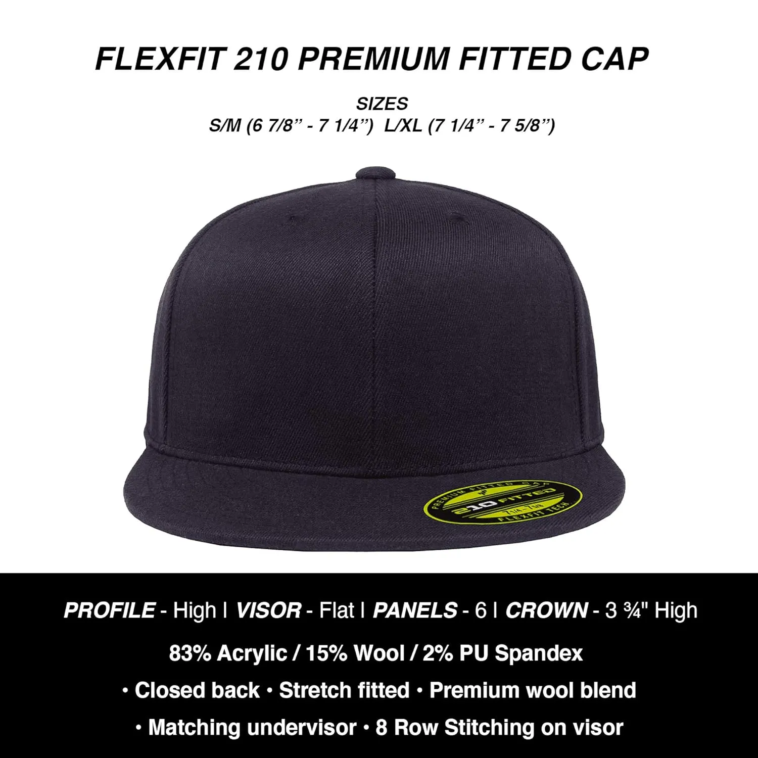 Retro Peaks Baseball Cap – Vintage Mountain Hat with Flat or Curved Bill – Black Lantern