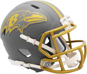 Riddell Baltimore Ravens NFL Slate Alternative Speed Mini Football Helmet