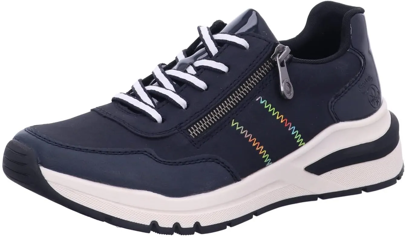 Rieker Women's comfortable shoes, M6601, women's lace-up shoes, loose insole