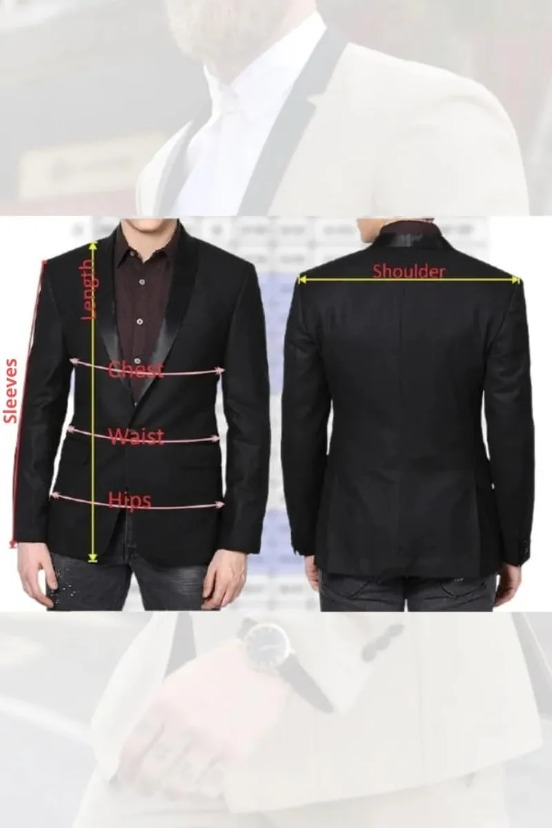 SAINLY Men's Stylish Double Breasted Vestcoat & Pant Suit for Men's Engagement and Wedding Groomsmen Wear Suit