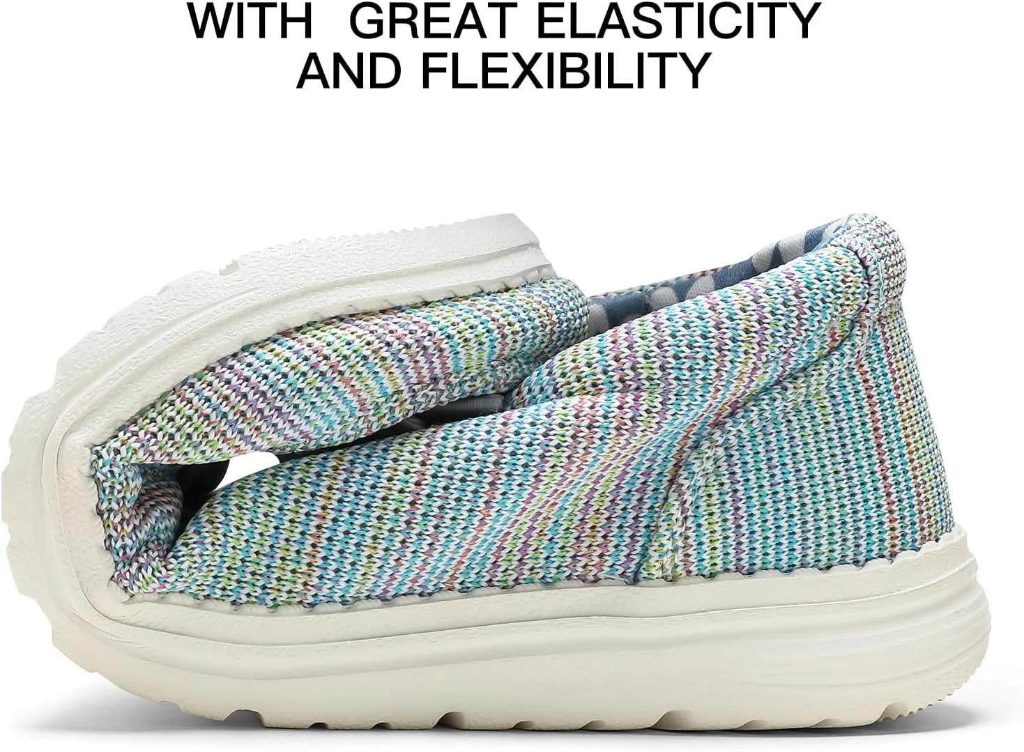 SANNAX Women's Slip on Shoes Canvas Shoes Casual Loafers for Women Lightweight Comfortable Boat Shoes