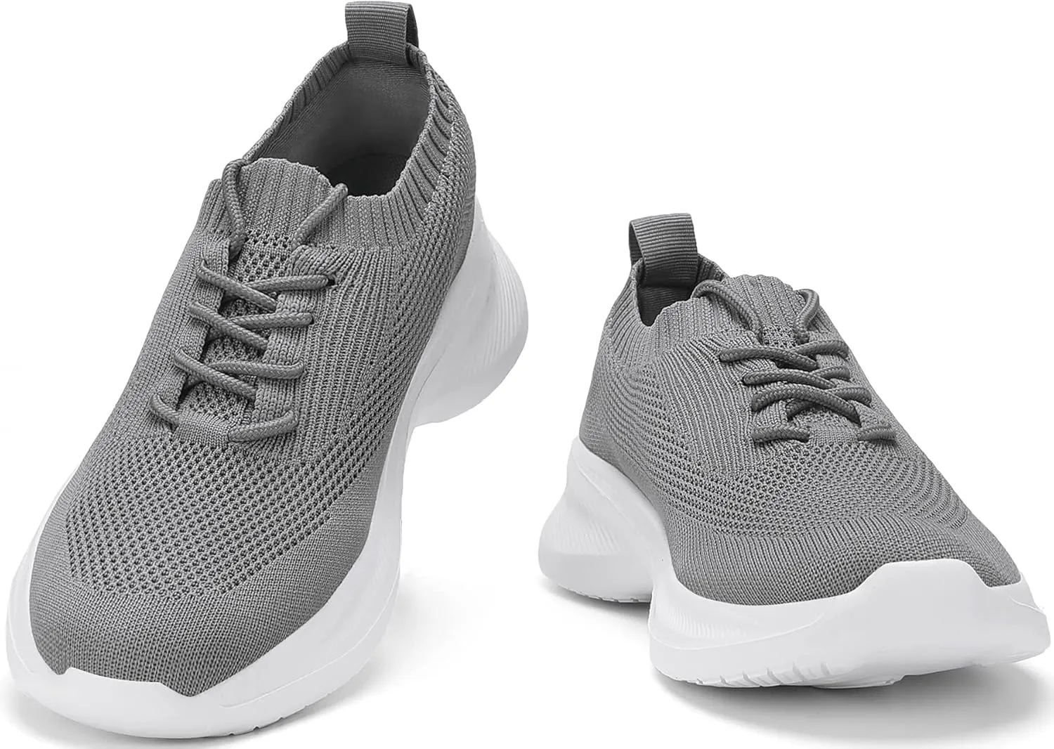Santiro Mens Shoes Walking Tennis Shoes Comfortable Lightweight Sneakers Fashion Non Slip Mesh Gym Slip On Shoes